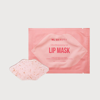 Mască de buze cu gel hidratant cu 4 ingrediente active, NL Beauty