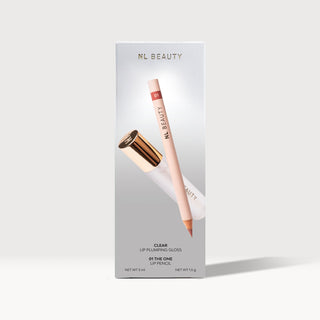 Duo luciu de buze cu efect de mărire și creion de buze